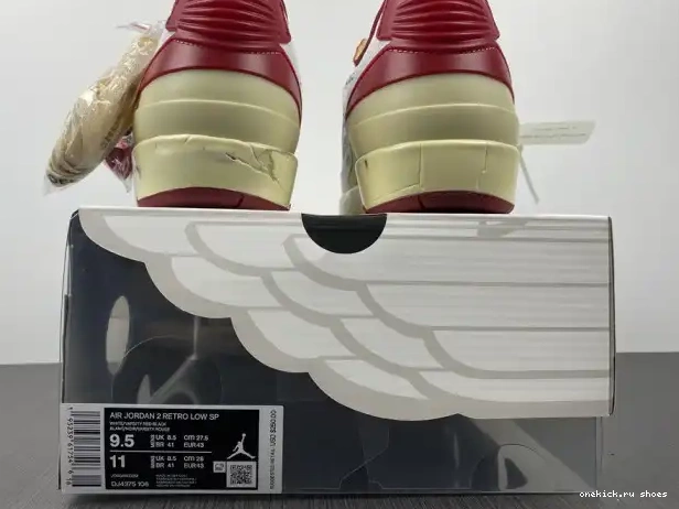 Rep Jordan Retro Low Red DJ4375-106 SP 2 Off-White White 0327